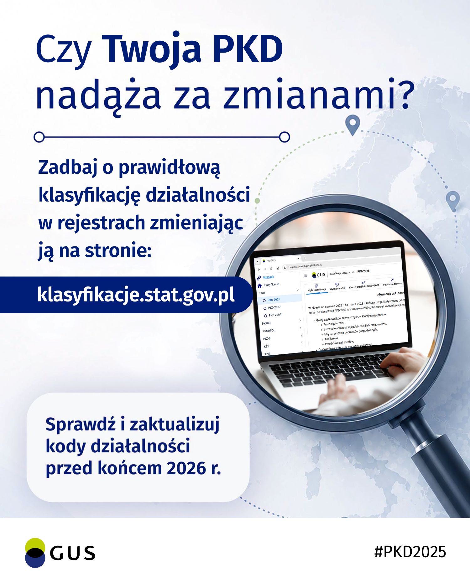 Uwaga! Zmiany w Polskiej Klasyfikacji Działalności!